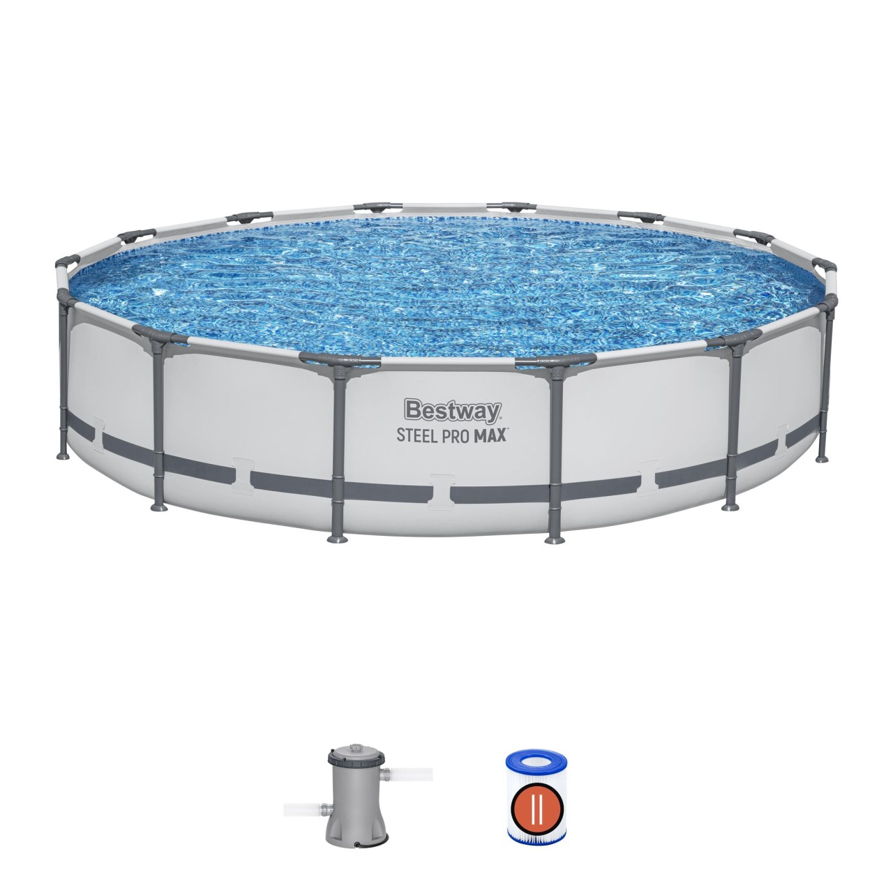 Ujumisbassein 14 FT Steel Pro Max komplekt BESTWAY