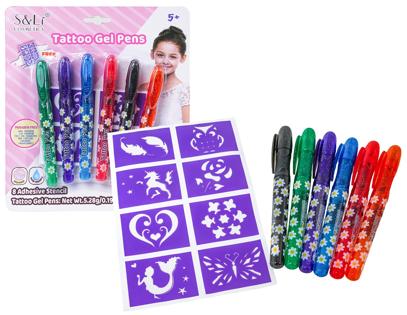 Tattoo Marker Set + Stencils