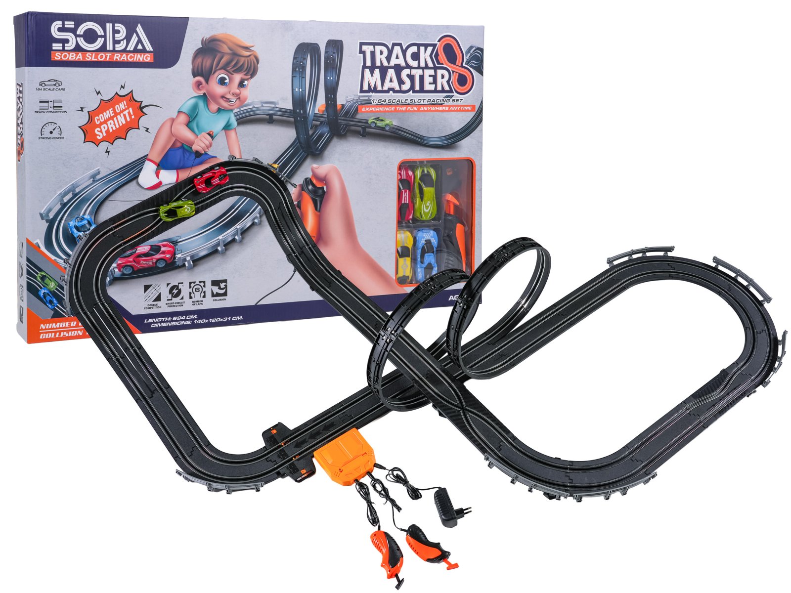 TRACK MASTER 694cm race track