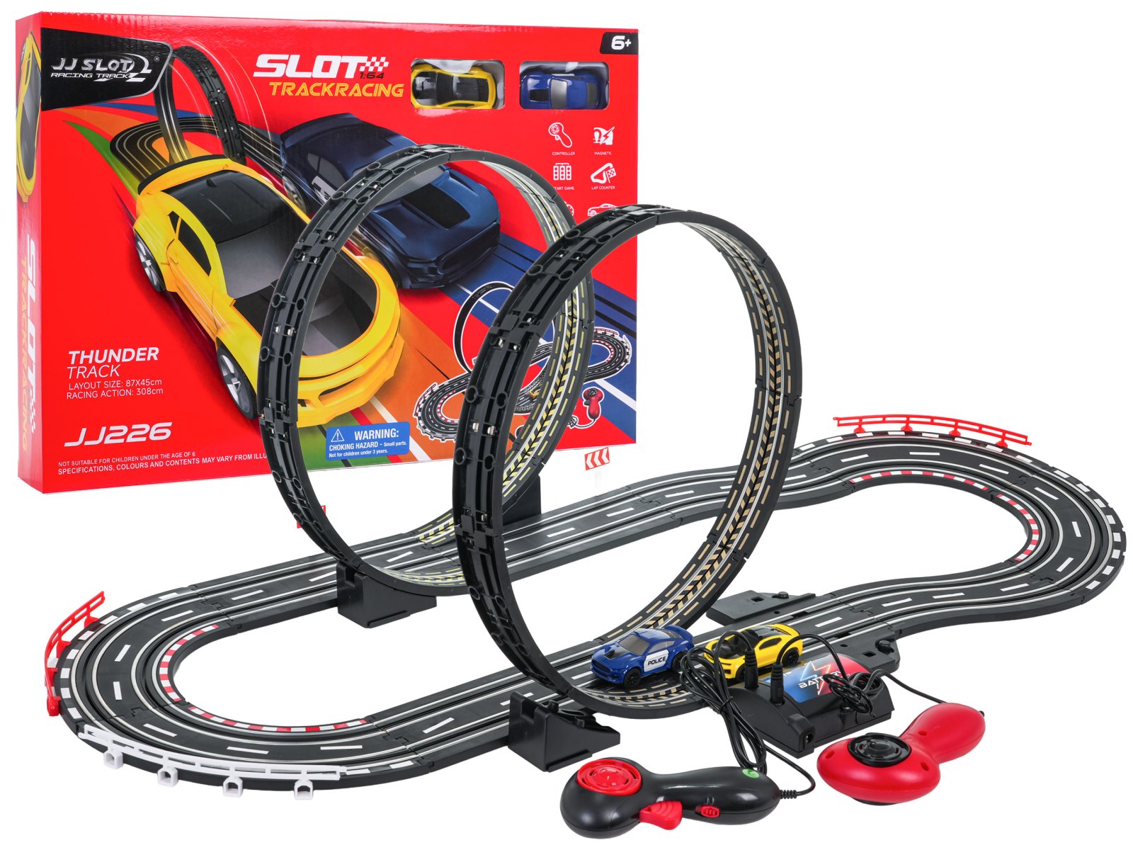 TRACK SPORT -autorata, pituus 308cm