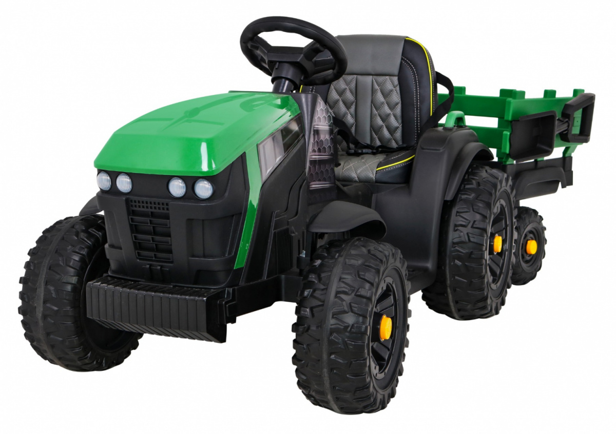 Traktor Titanium haagisega roheline
