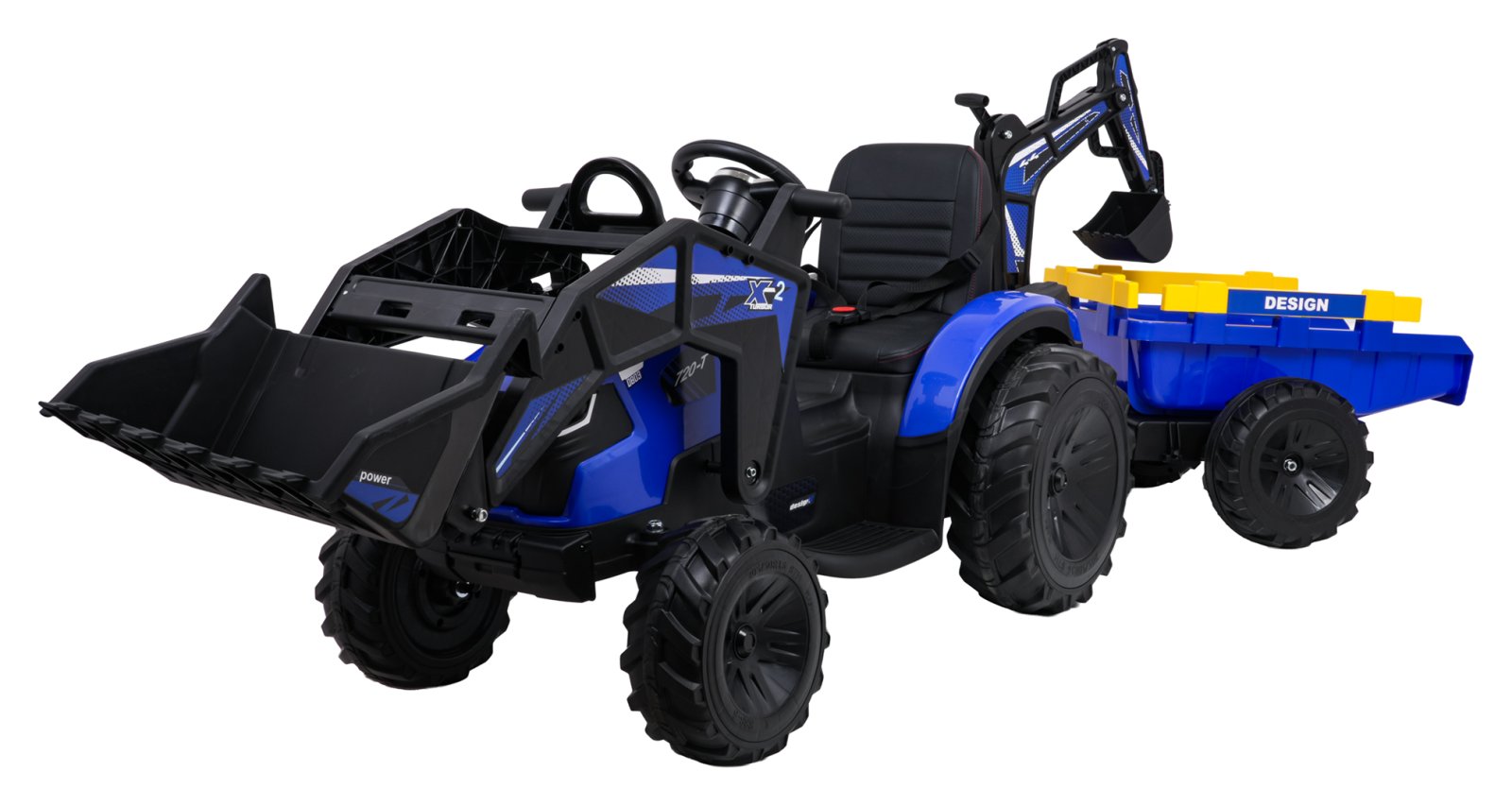 Sõiduk Traktor haagisega 720-T sinine