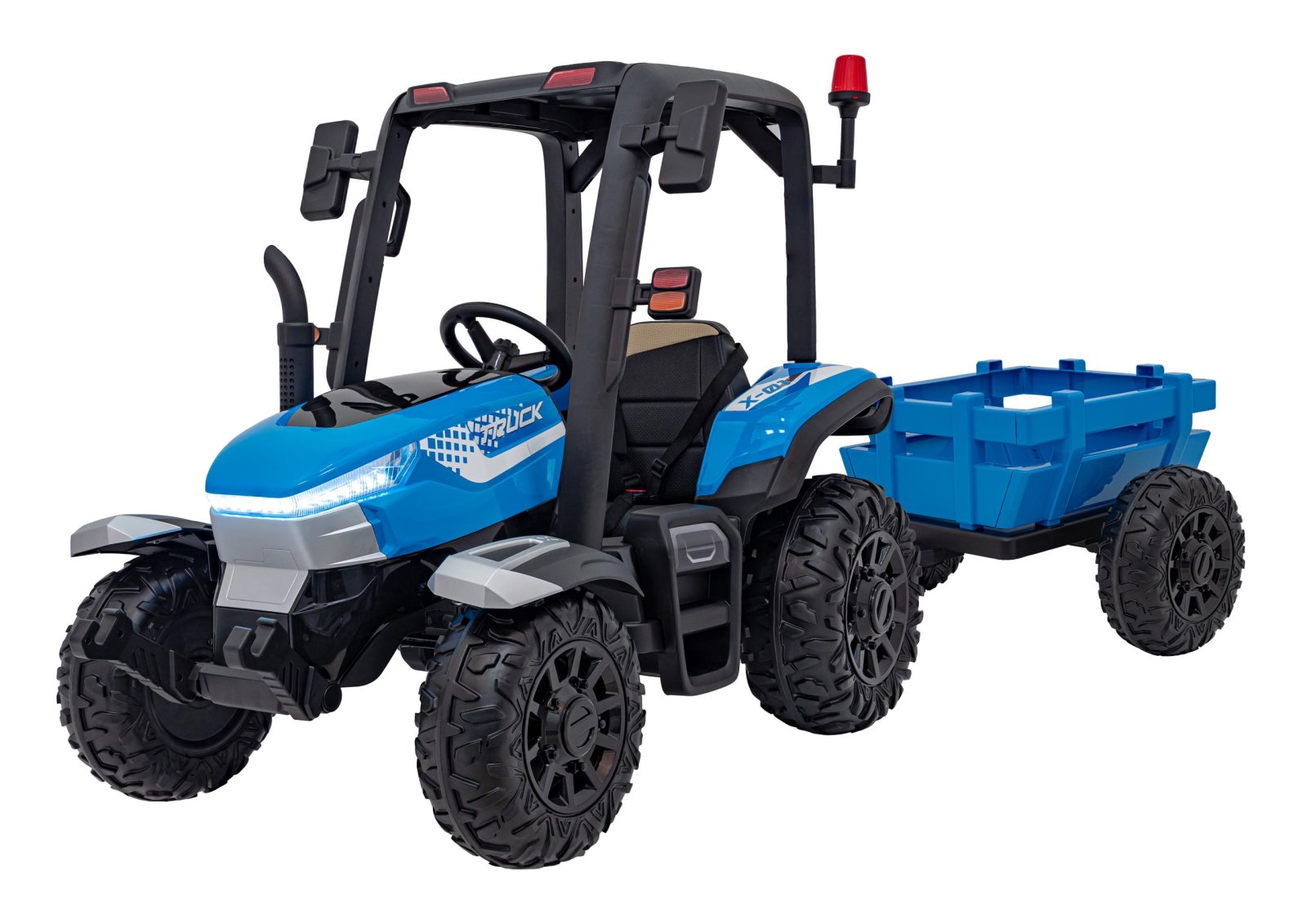 Traktor BLAST haagisega Sinine