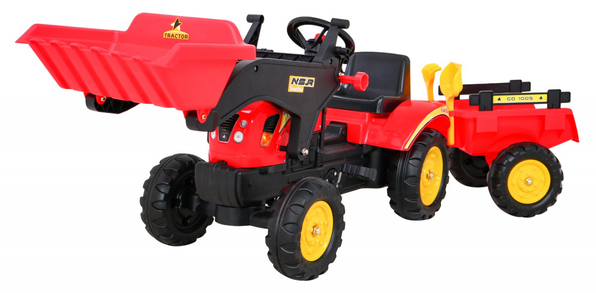 Traktor haagisega + tarvikud