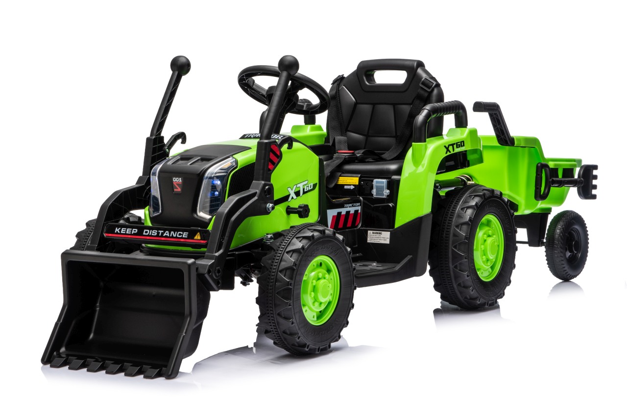 Traktor XT60 haagisega Roheline