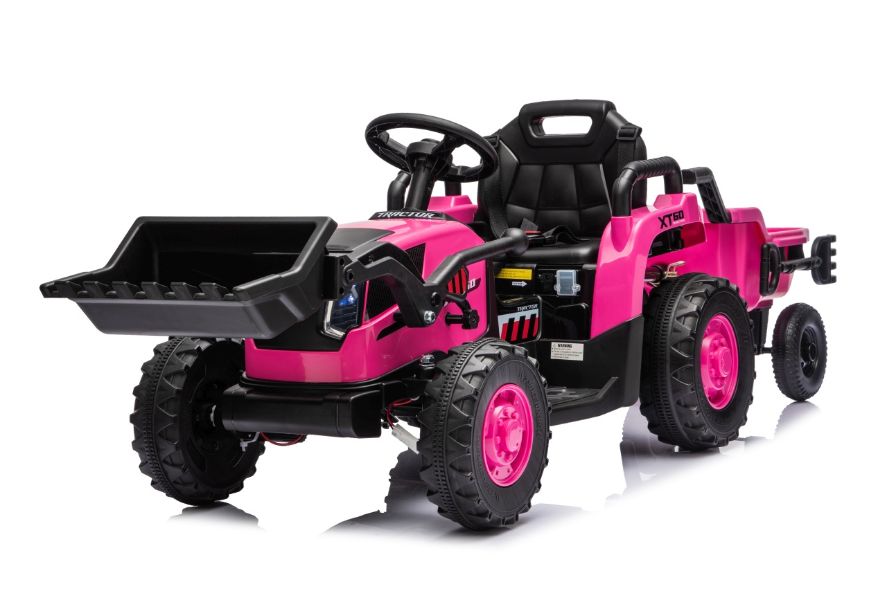 Traktor XT60 haagisega Roosa