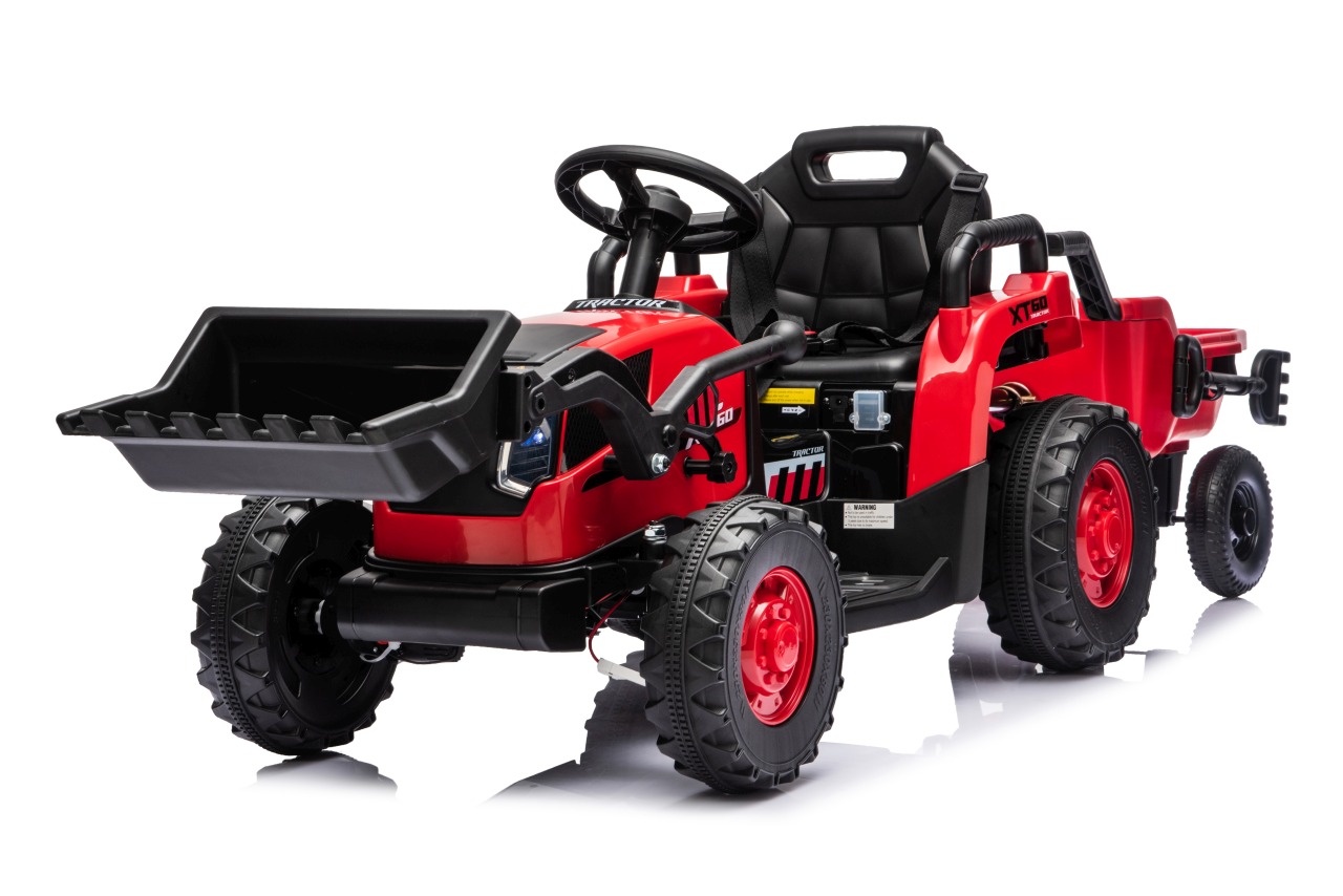 Traktor XT60 haagisega Punane