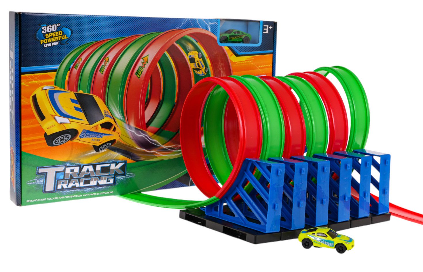 Twisted Loop võidusõidurada stardiseadmega
