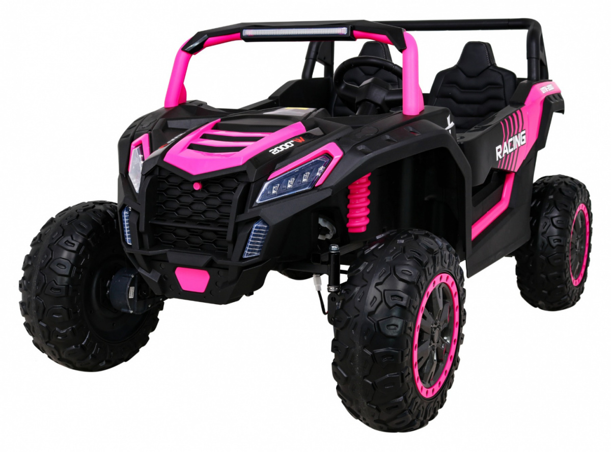 Ajoneuvo Buggy ATV Racing 4x4 vaaleanpunainen