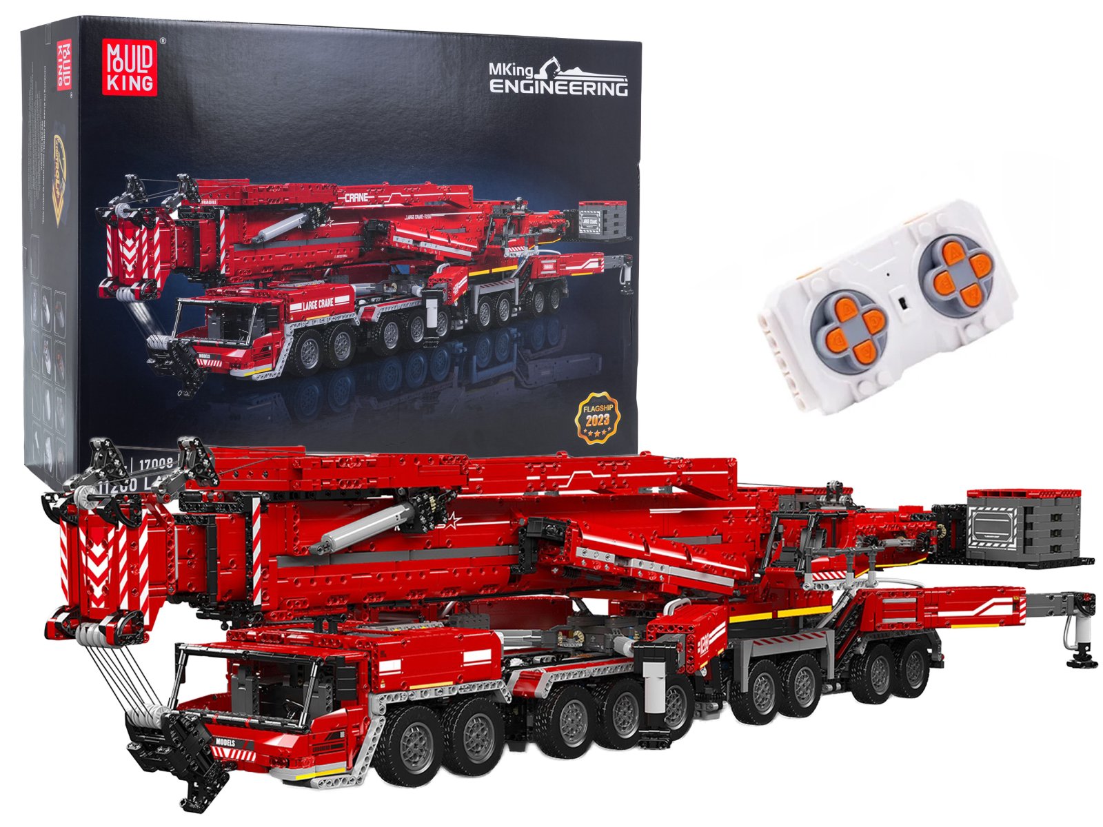 Vehicle Crane Building Blocks Set Red 8506pcs.