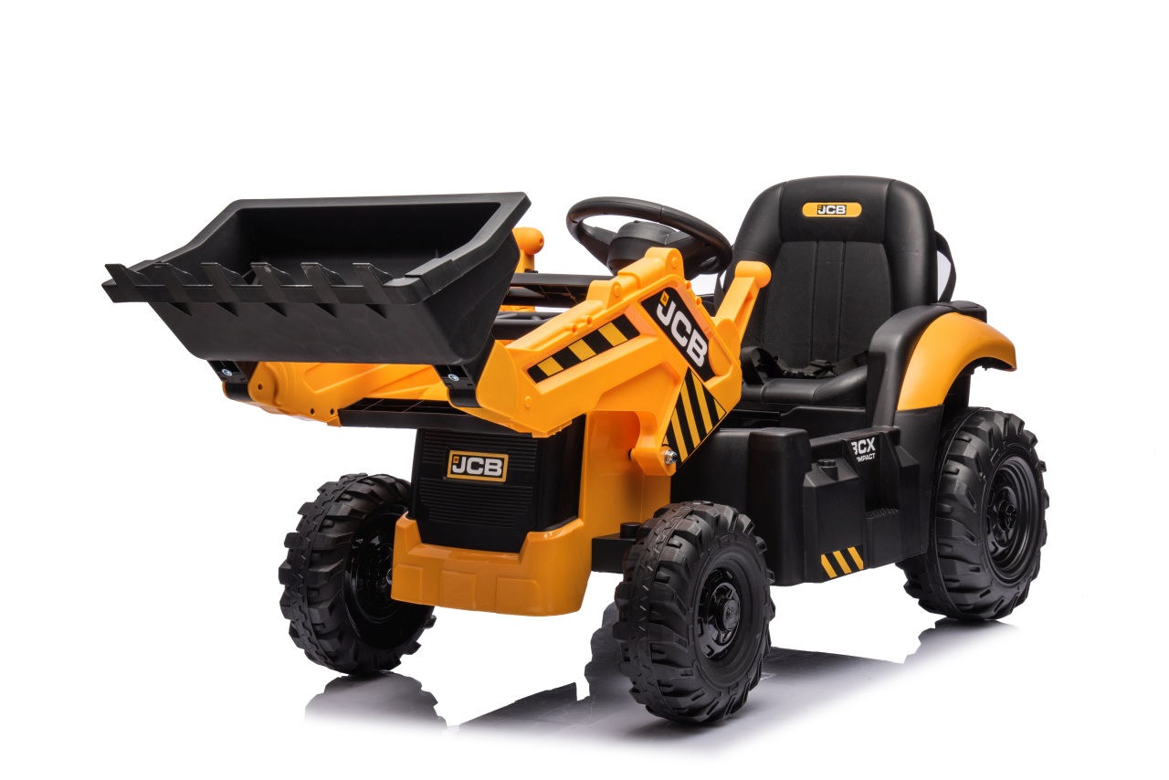 Sõiduk ekskavaator JCB, kollane