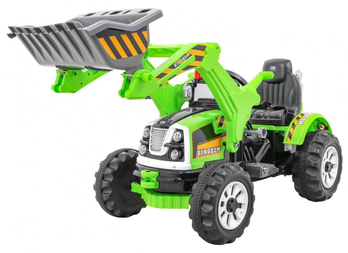 Sõiduk Ekskavaatortraktor Roheline