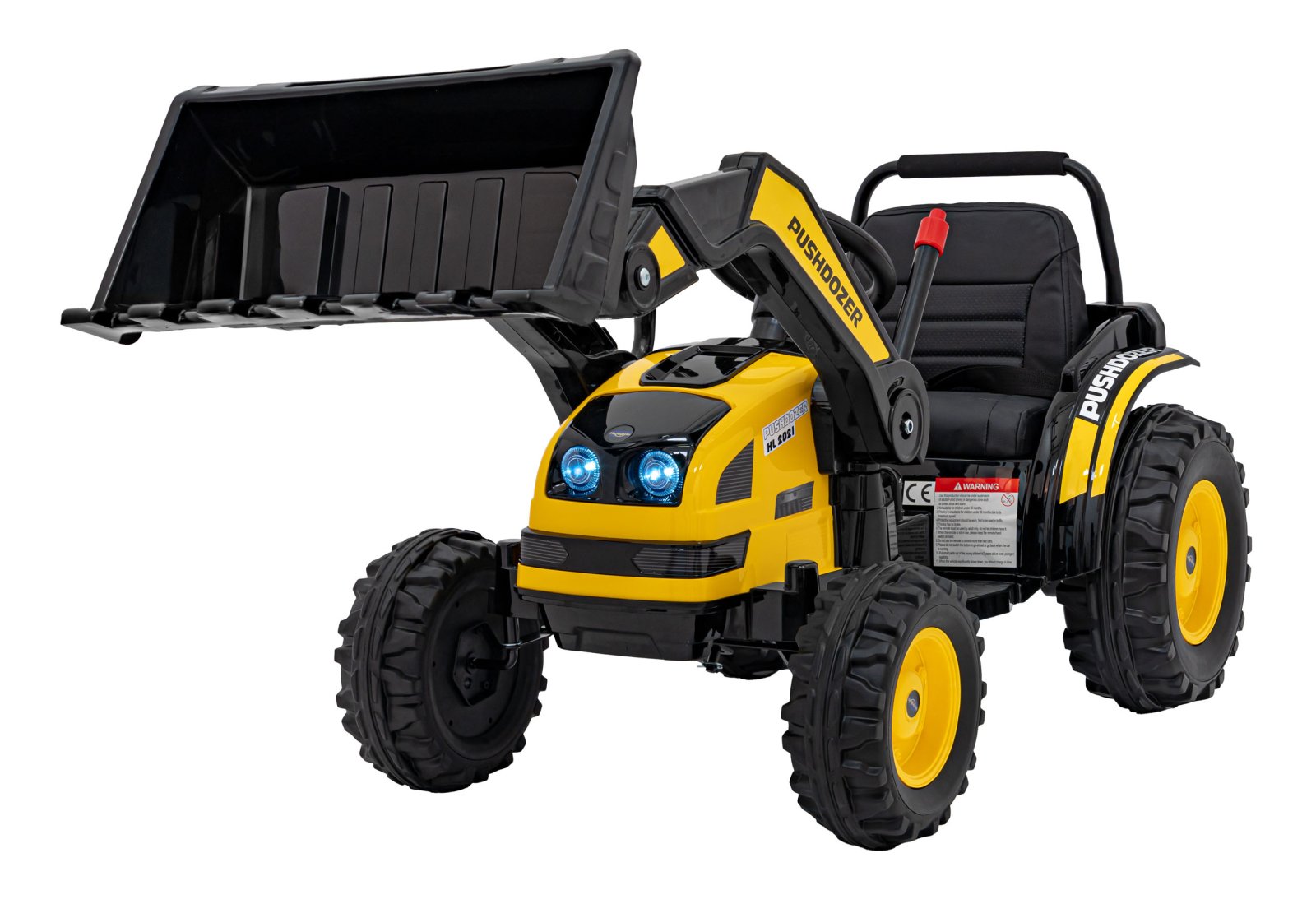 Sõiduk Ekskavaatortraktor Kollane