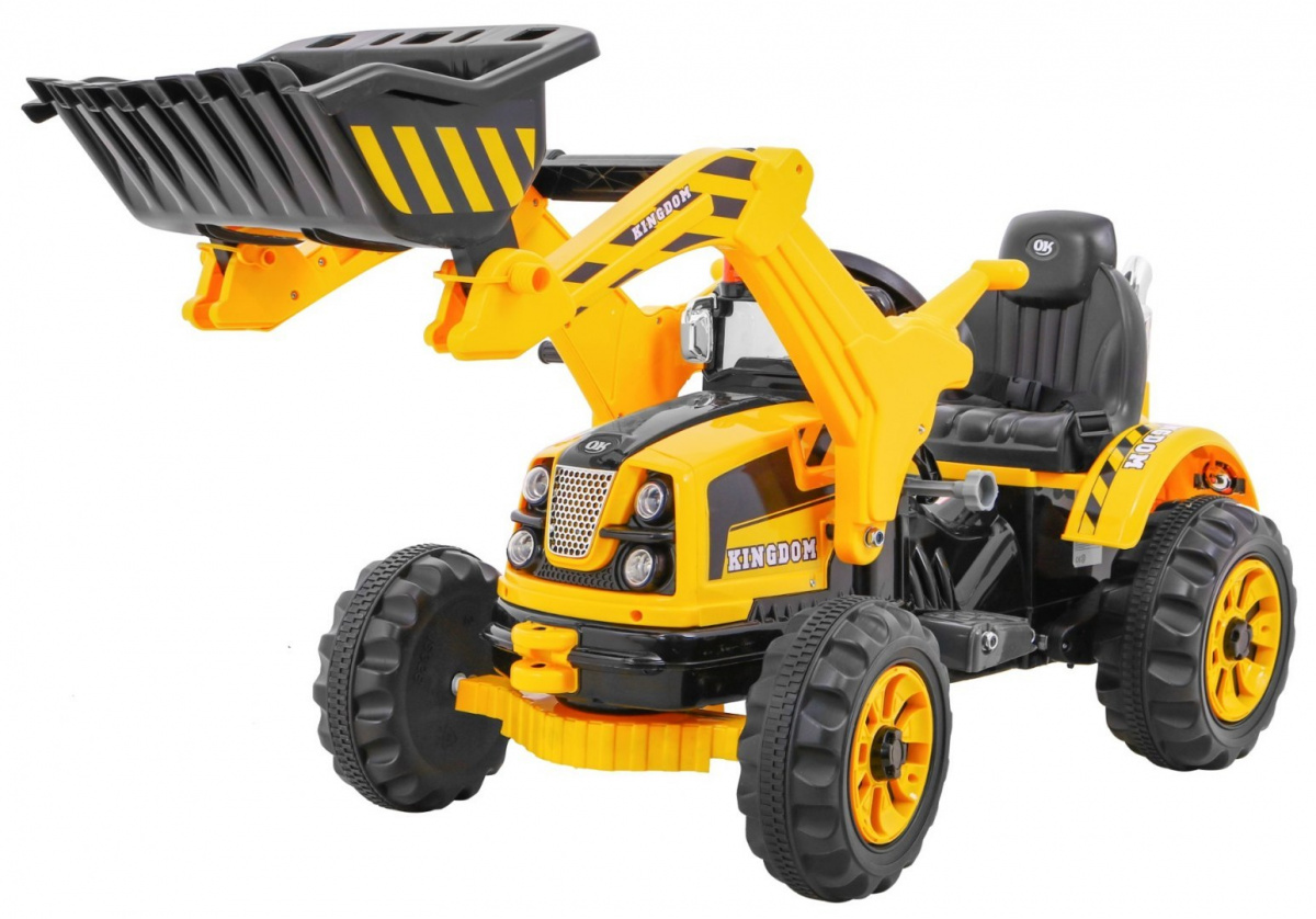Sõiduk Ekskavaatortraktor Kollane