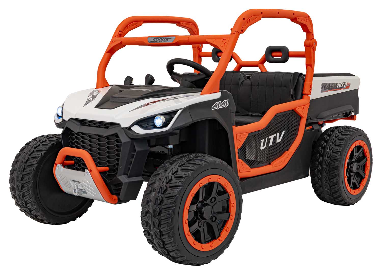 Vehicle Farmer Truck UTV Racing White