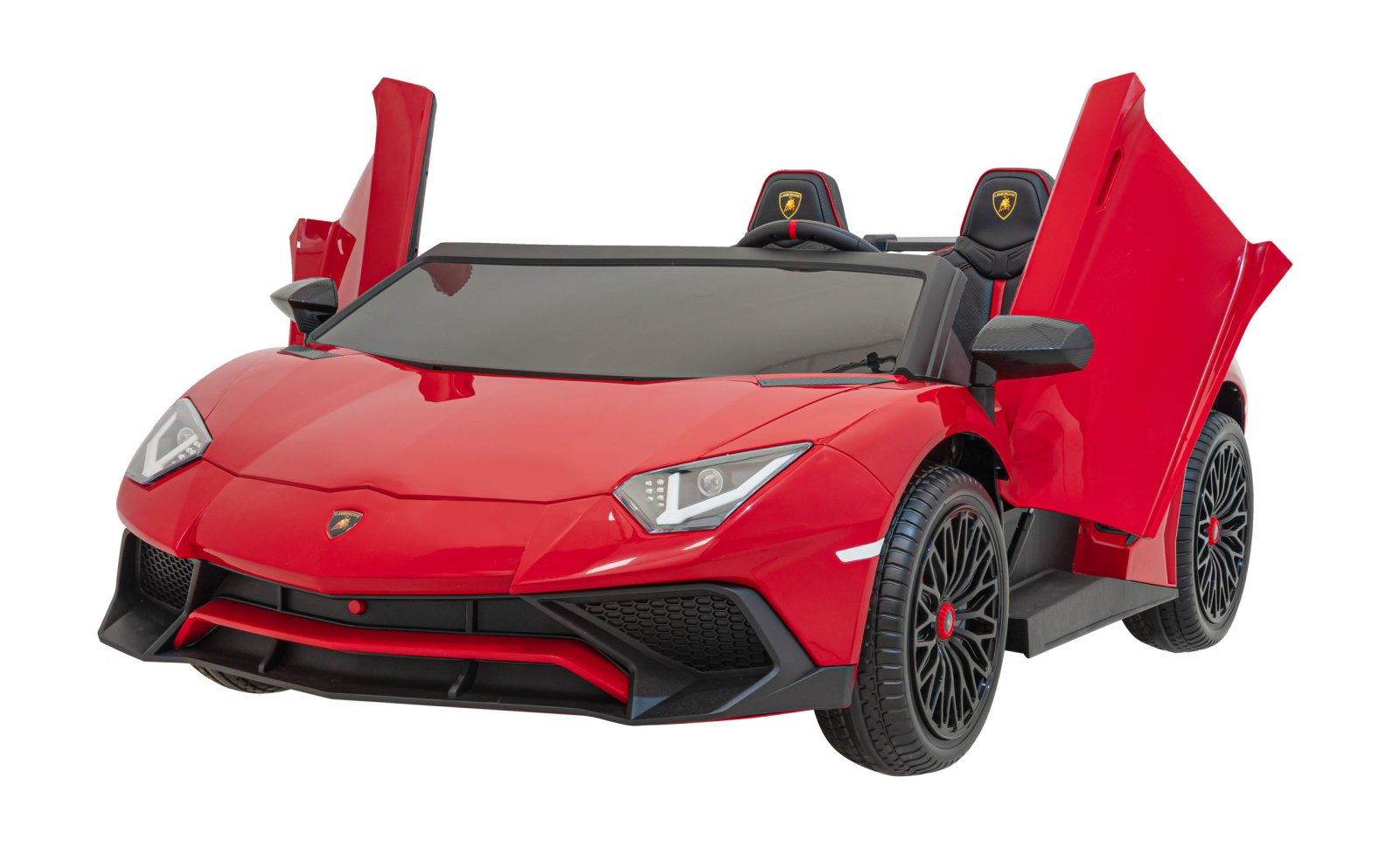 Ajoneuvo Lamborghini Aventador SV punainen