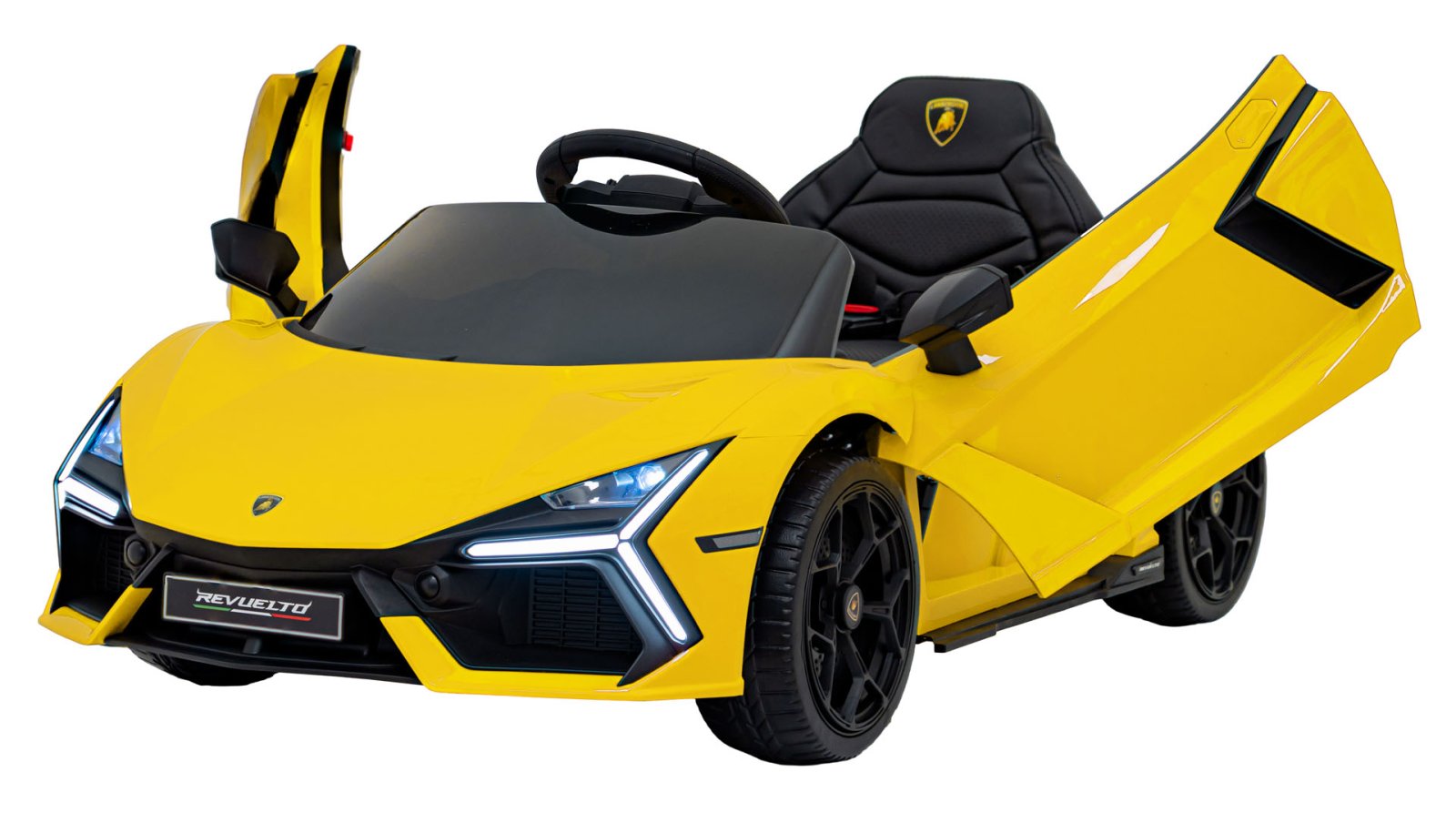 Sõiduk Lamborghini Revuelto kollane