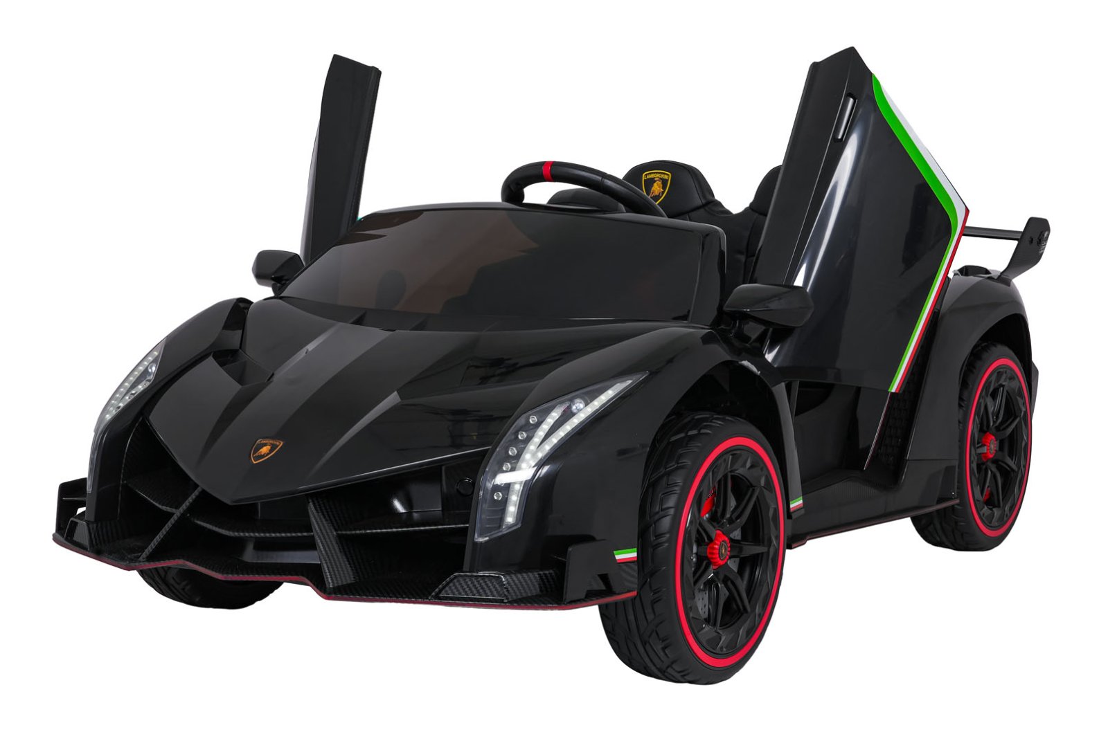 Ajoneuvo Lamborghini Veneno musta