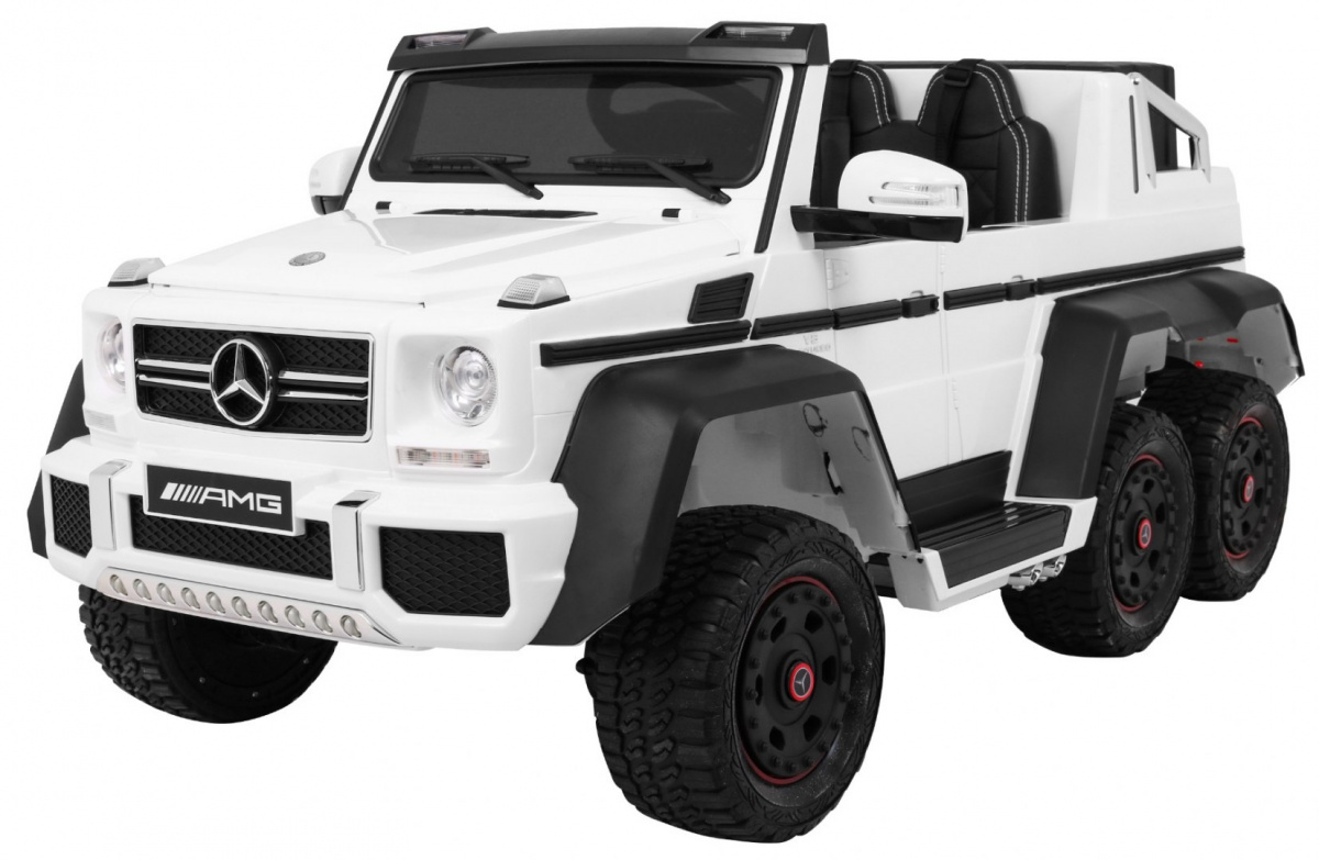 Ajoneuvo Mercedes G63 6 x 6 Valkoinen