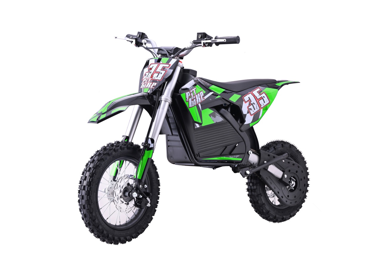 Sõiduk Mootorratas PIT BIKE roheline