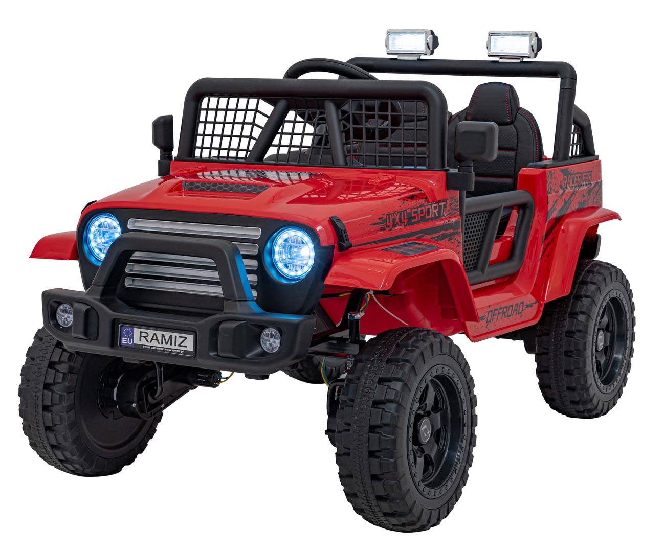Ajoneuvo OFF ROAD 4x4 SPORT Punainen