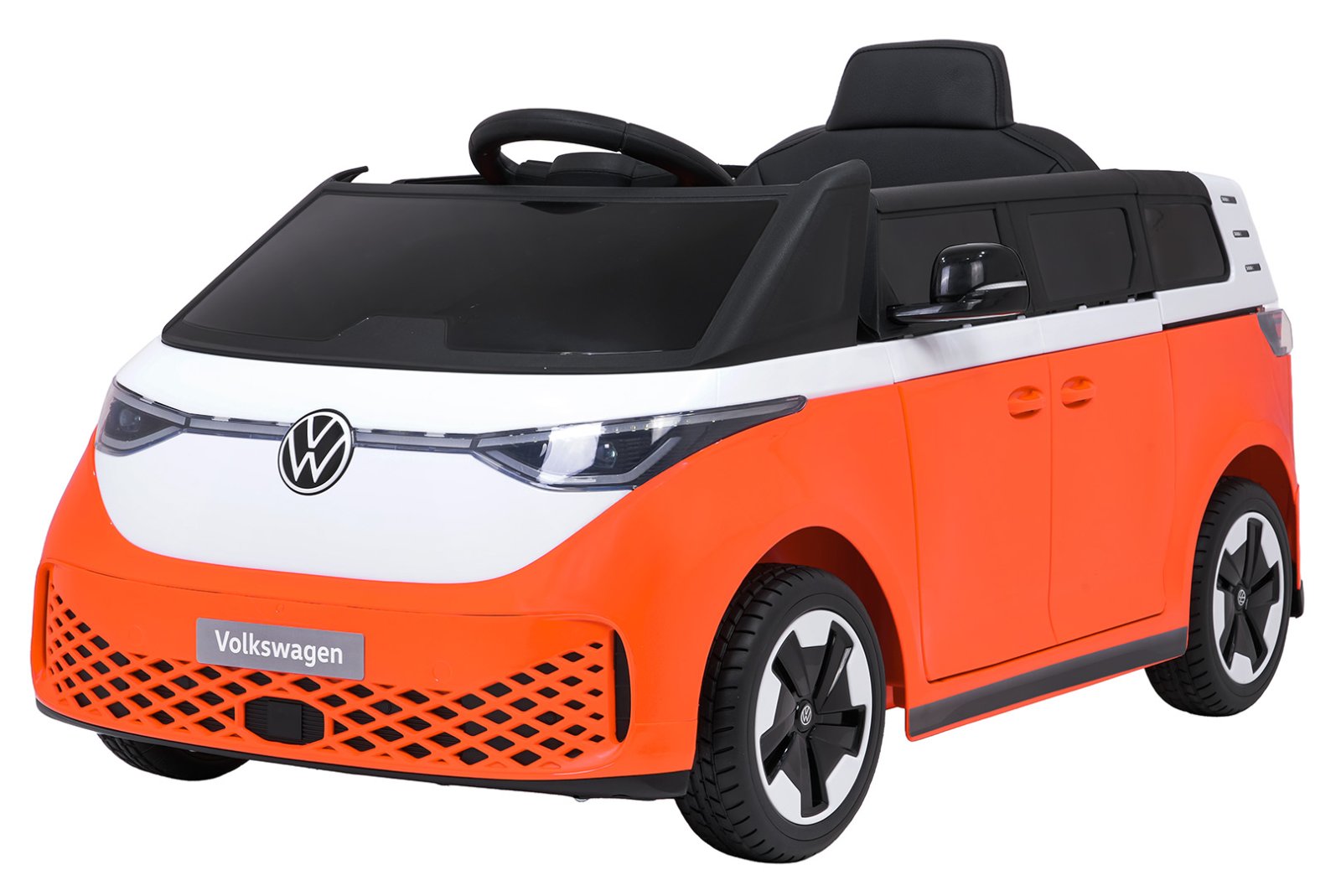 Volkswagen ID BUZZ oranssi ajoneuvo