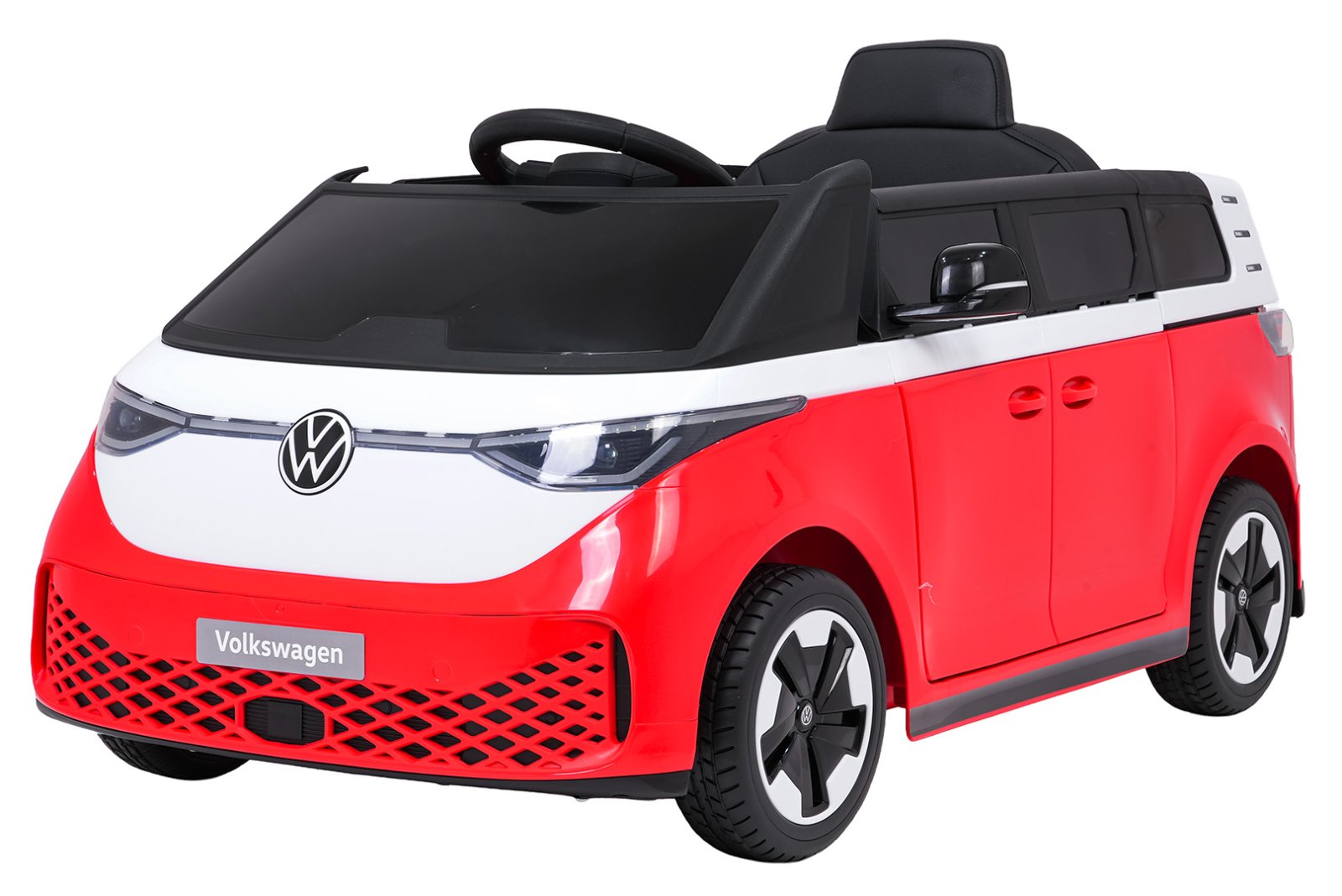 Volkswagen ID BUZZ punainen ajoneuvo