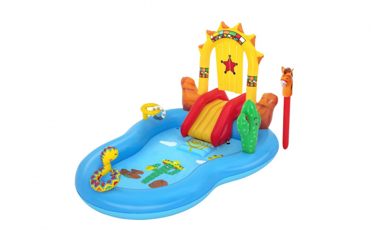 Wild West Playground + BESTWAY Slide