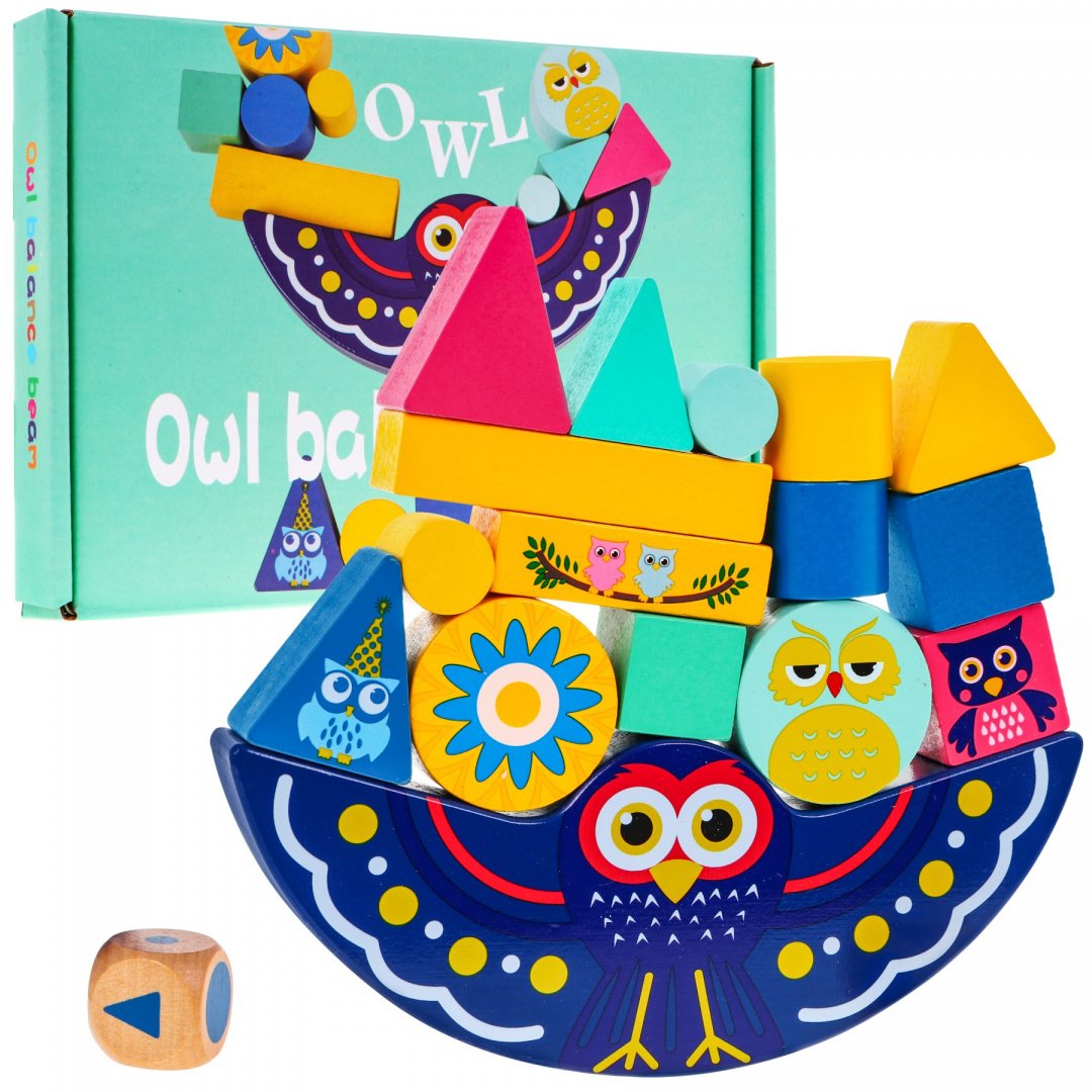 Puidust tasakaalu öökull Ow Ow