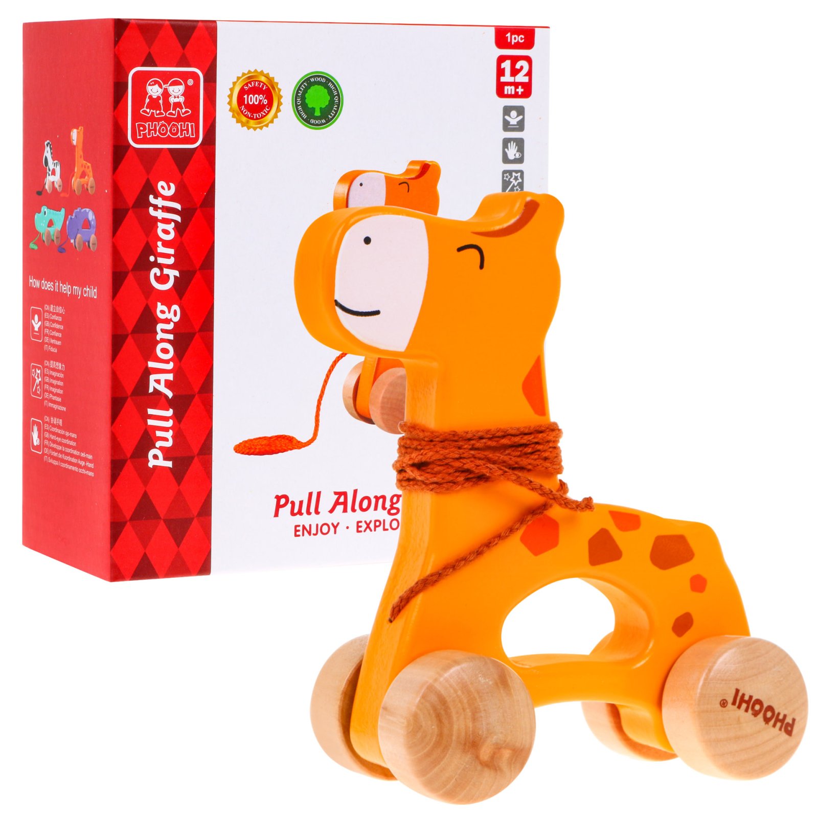 Puidust kaelkirjakuga ratsu