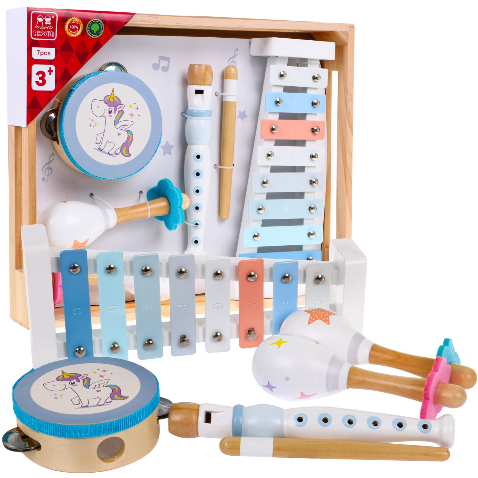 Puidust pillikomplekt