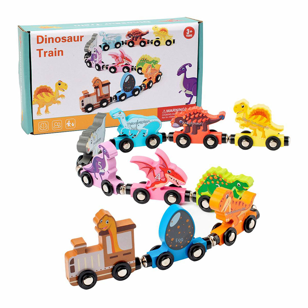 Puidust magnetrong dinosaurused