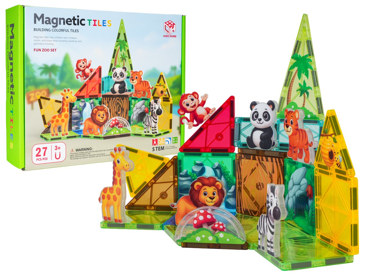 Loomaaia magnetklotside komplekt 27 tk.